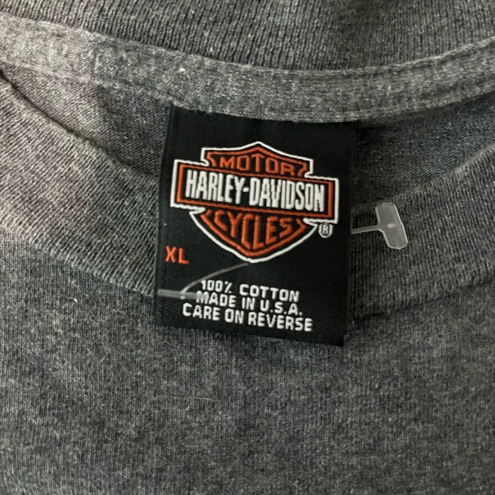 Harley Davidson XL Fresno California Graphic Tee Black Biker Vintage Streetwear - Picture 13 of 14
